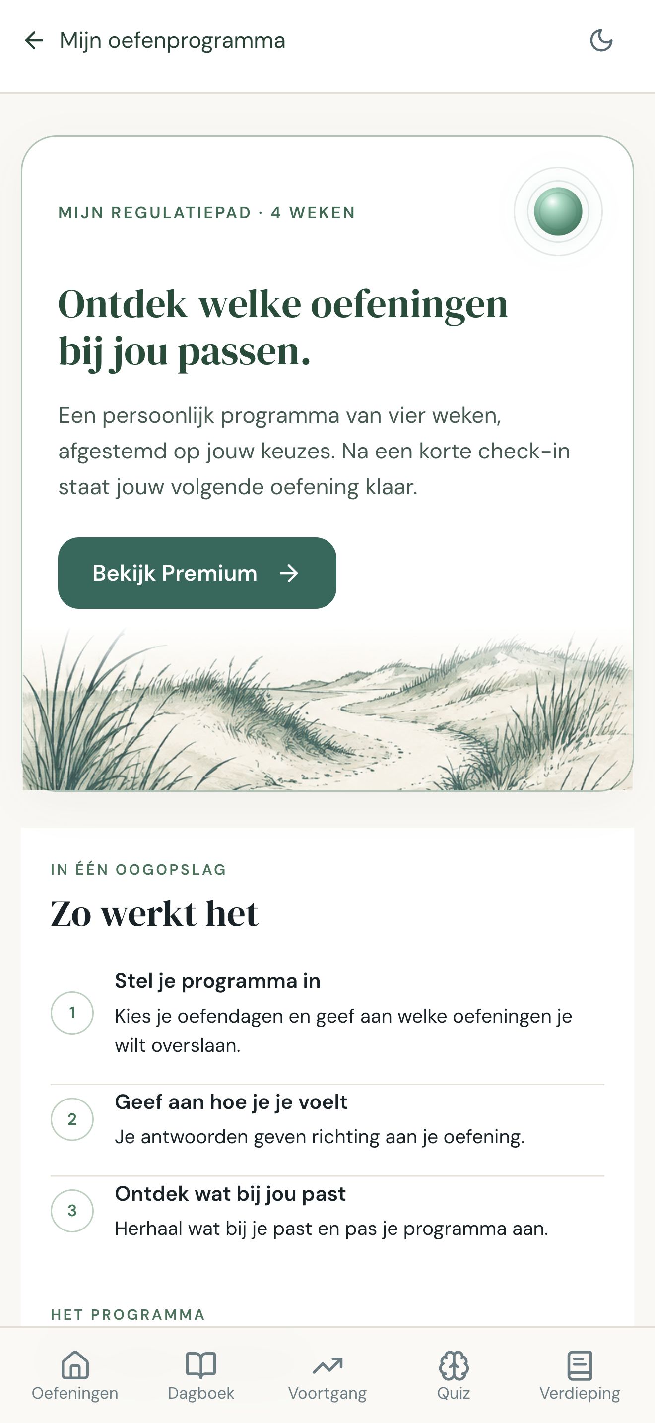 Voorbeeld van Mijn Regulatiepad