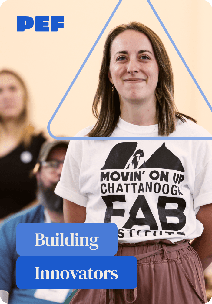 Young teacher smiling at the camera.