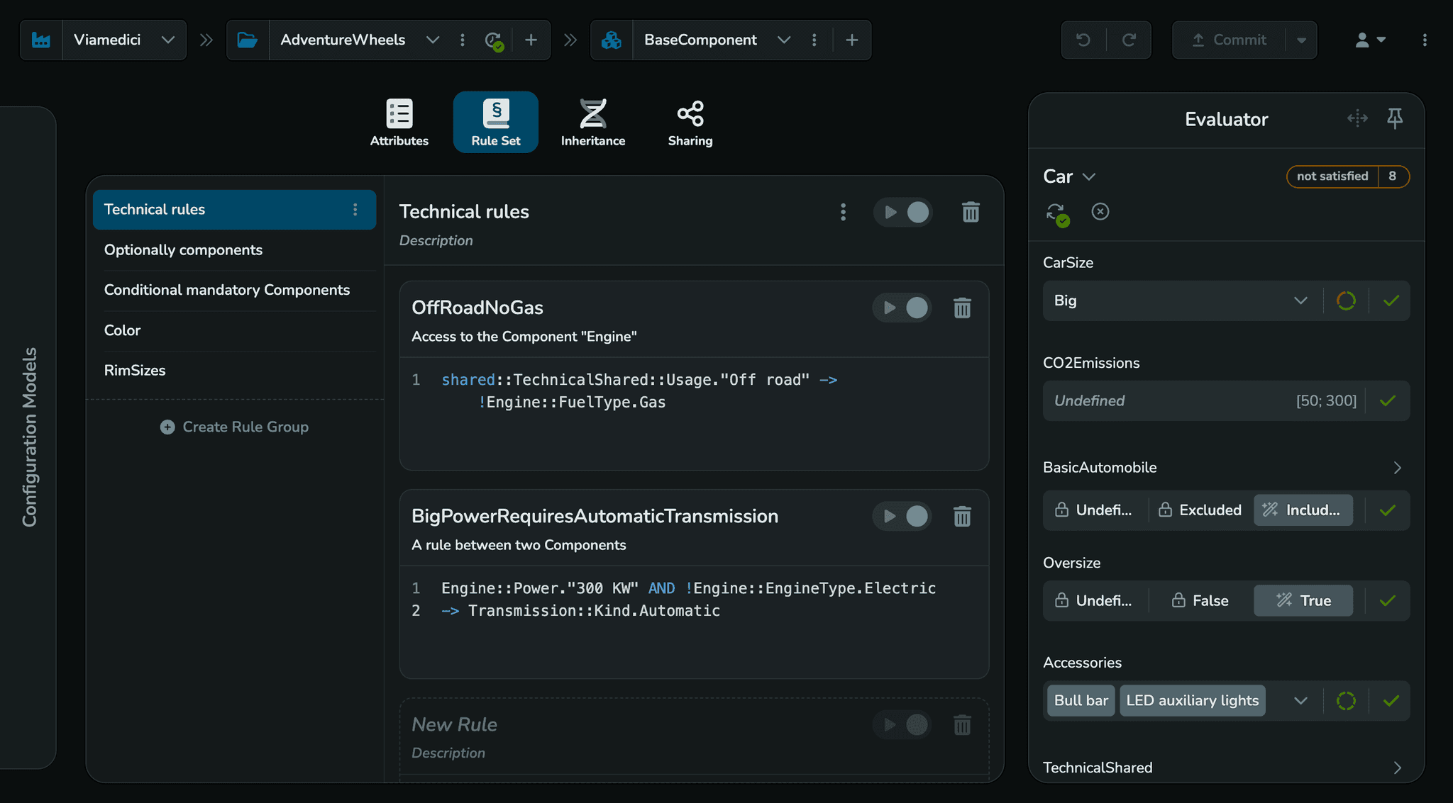 Configuration Model Developer View