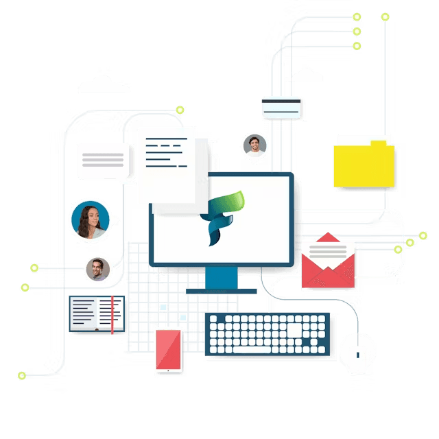 Schermata che mostra le integrazioni di Fluida con software esterni come Teamsystem, Zucchetti e altri strumenti gestionali e paghe