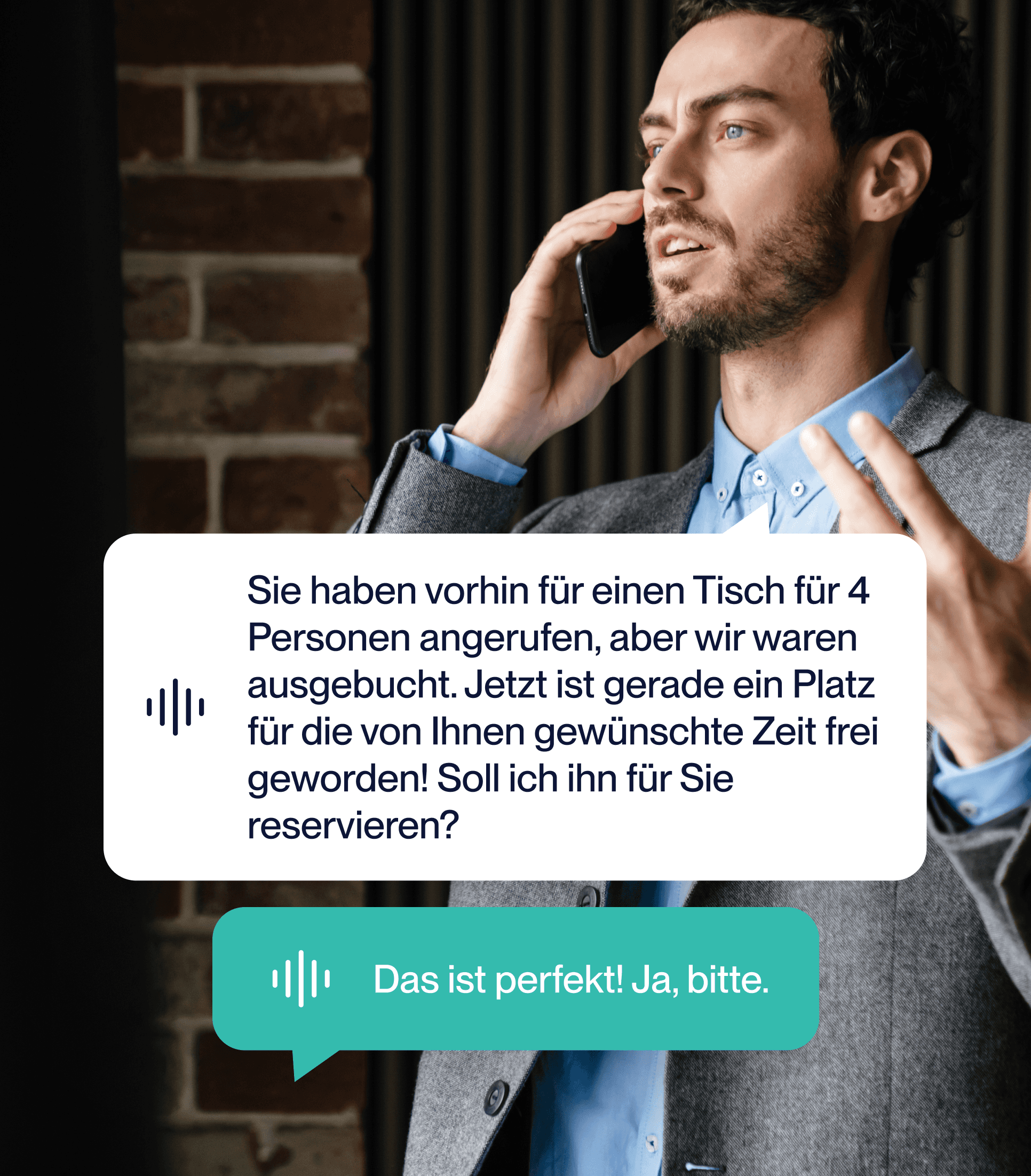 Man talking on the phone