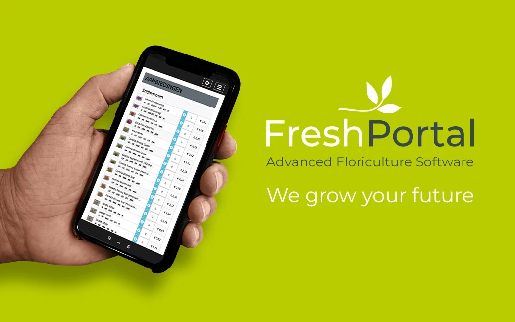 FreshPortal handheld with offering functionality