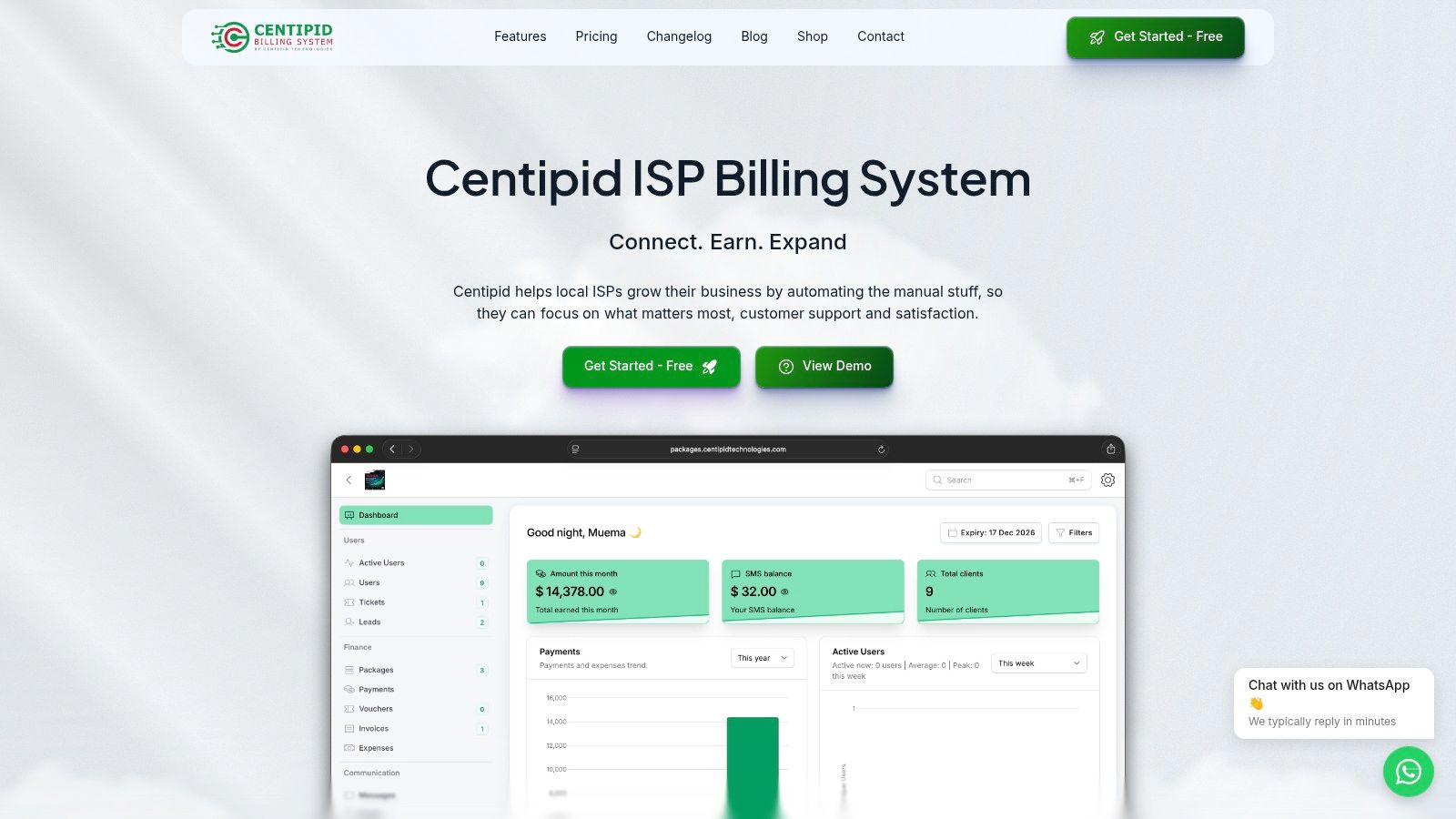 Screenshot from https://centipidbilling.com