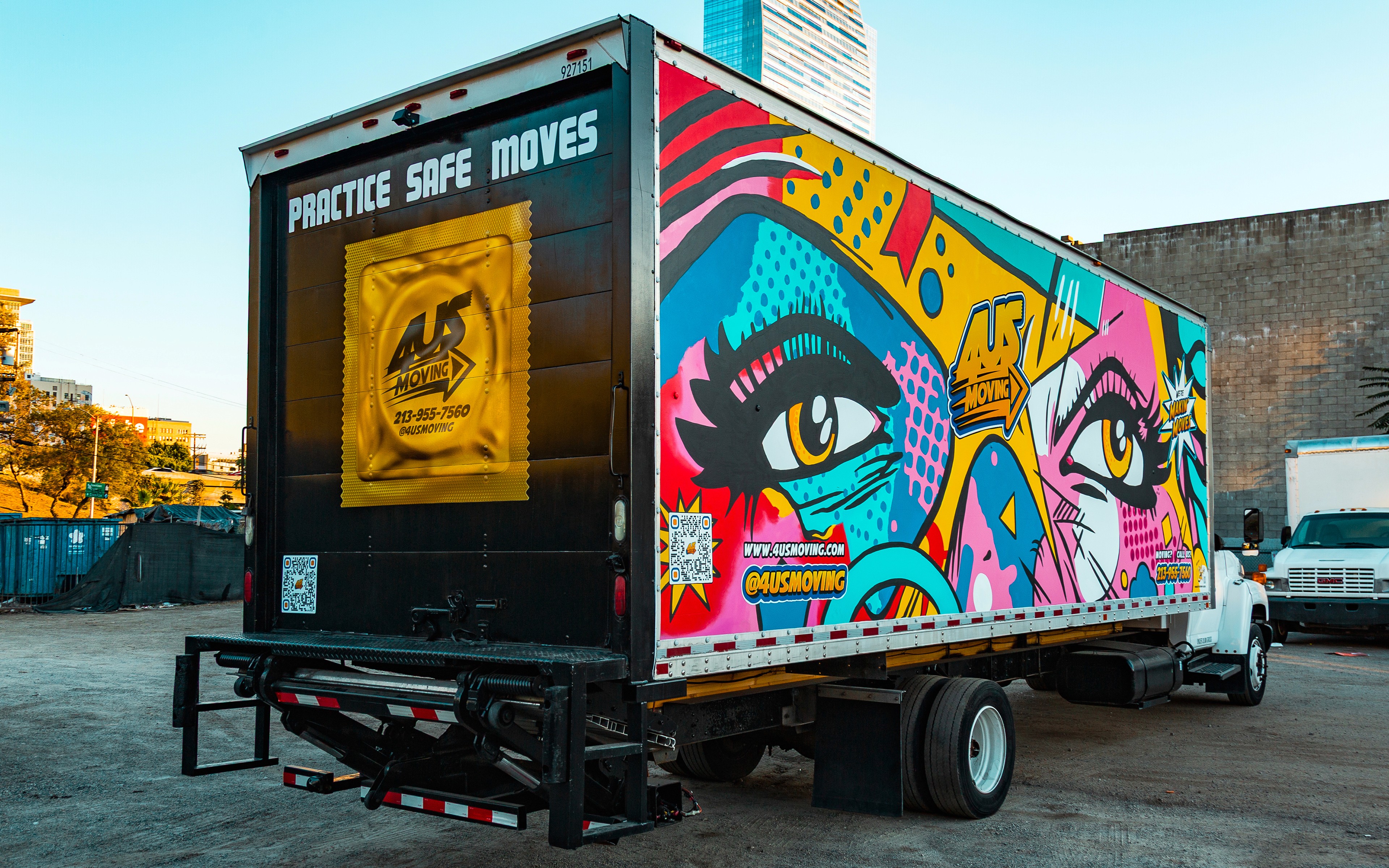 Southern California commercial vehicle graphics and moving company rebrand