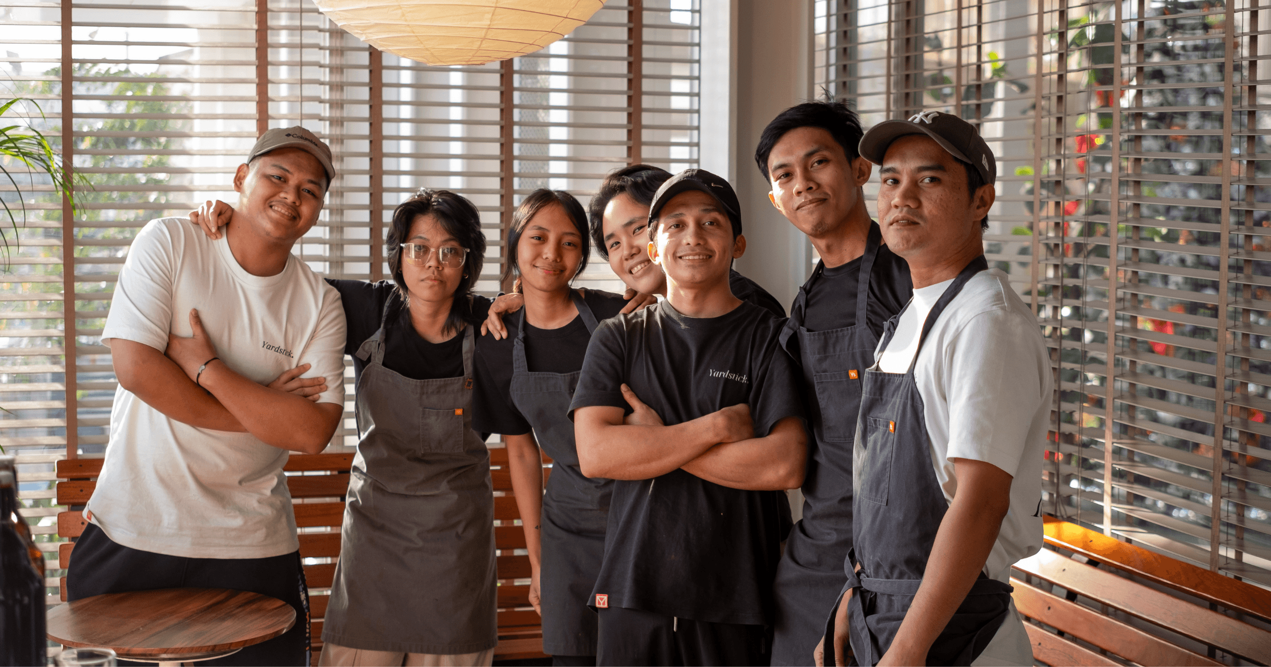 Yardstick Coffee team members smiling