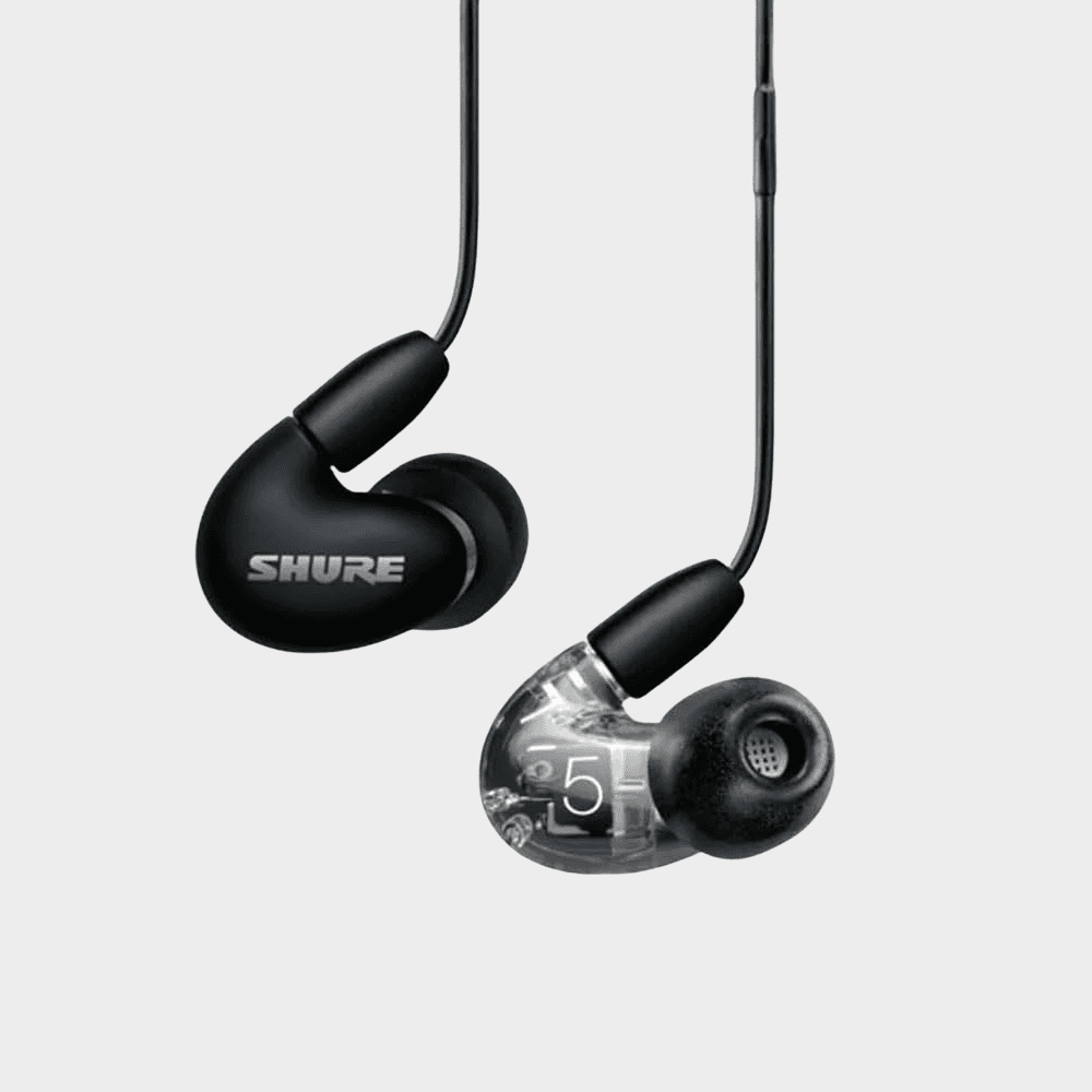  Shure AONIC 5 Wired Sound Isolating Earbuds, High Definition Sound + Natural Bass