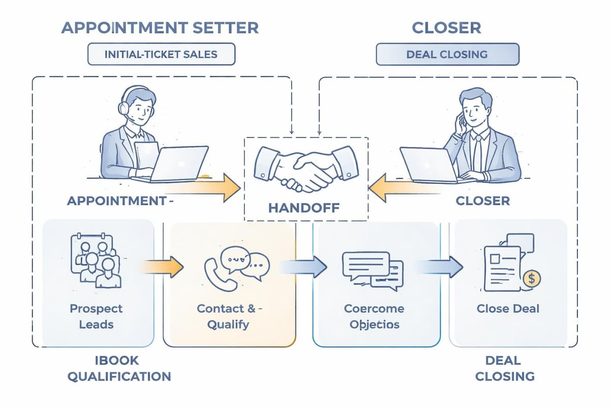 Co-selling workflow diagram