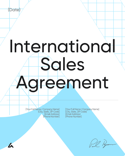 International Sales Agreement
