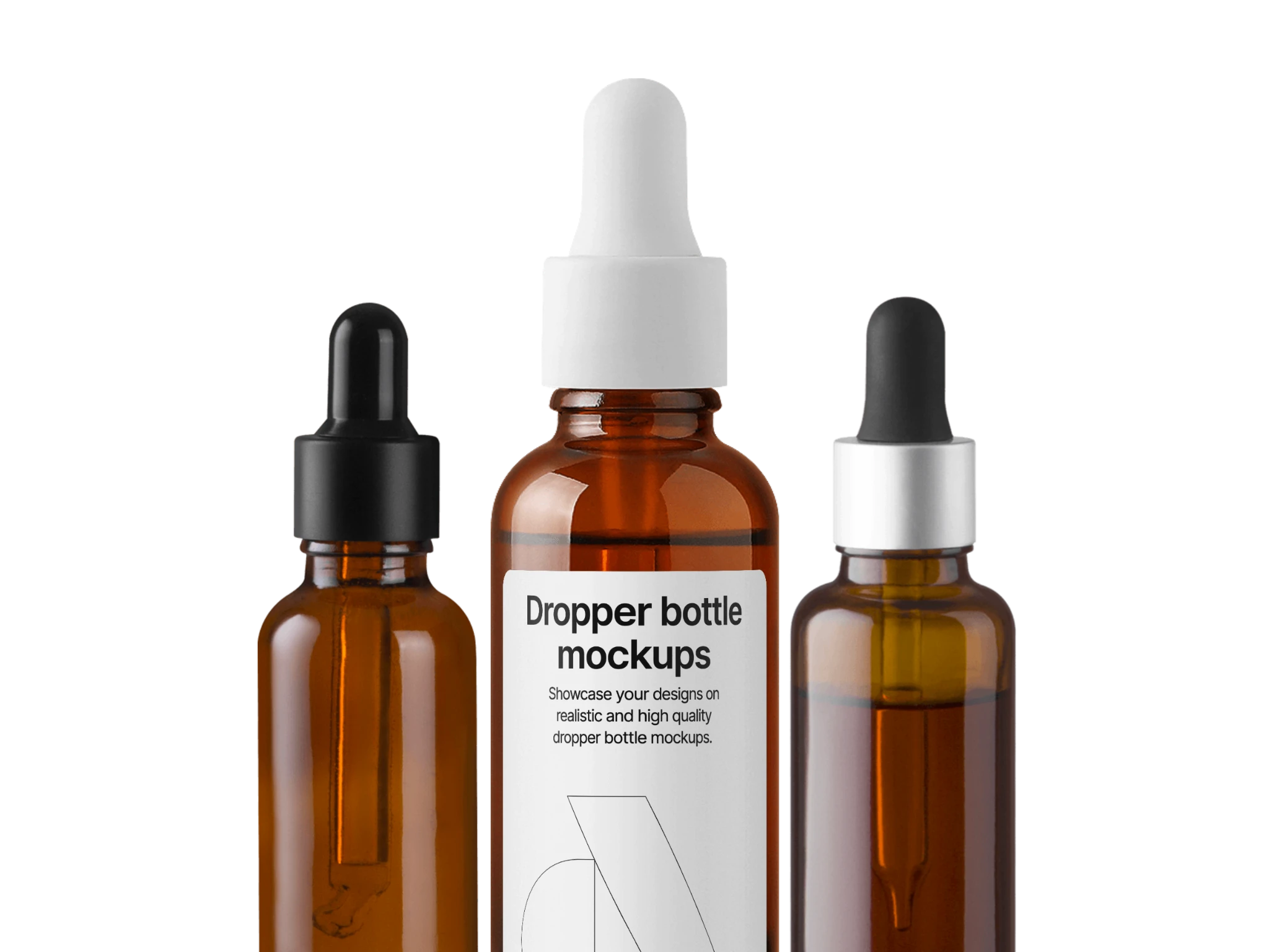 Dropper bottle mockup