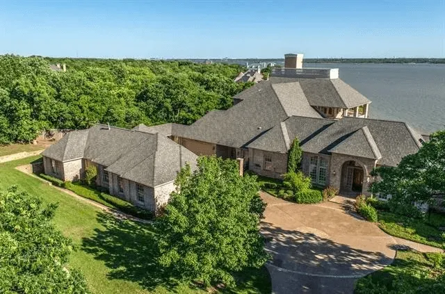 Close-up synthetic slate roofing detail Dallas historic home restoration with decorative ridge caps