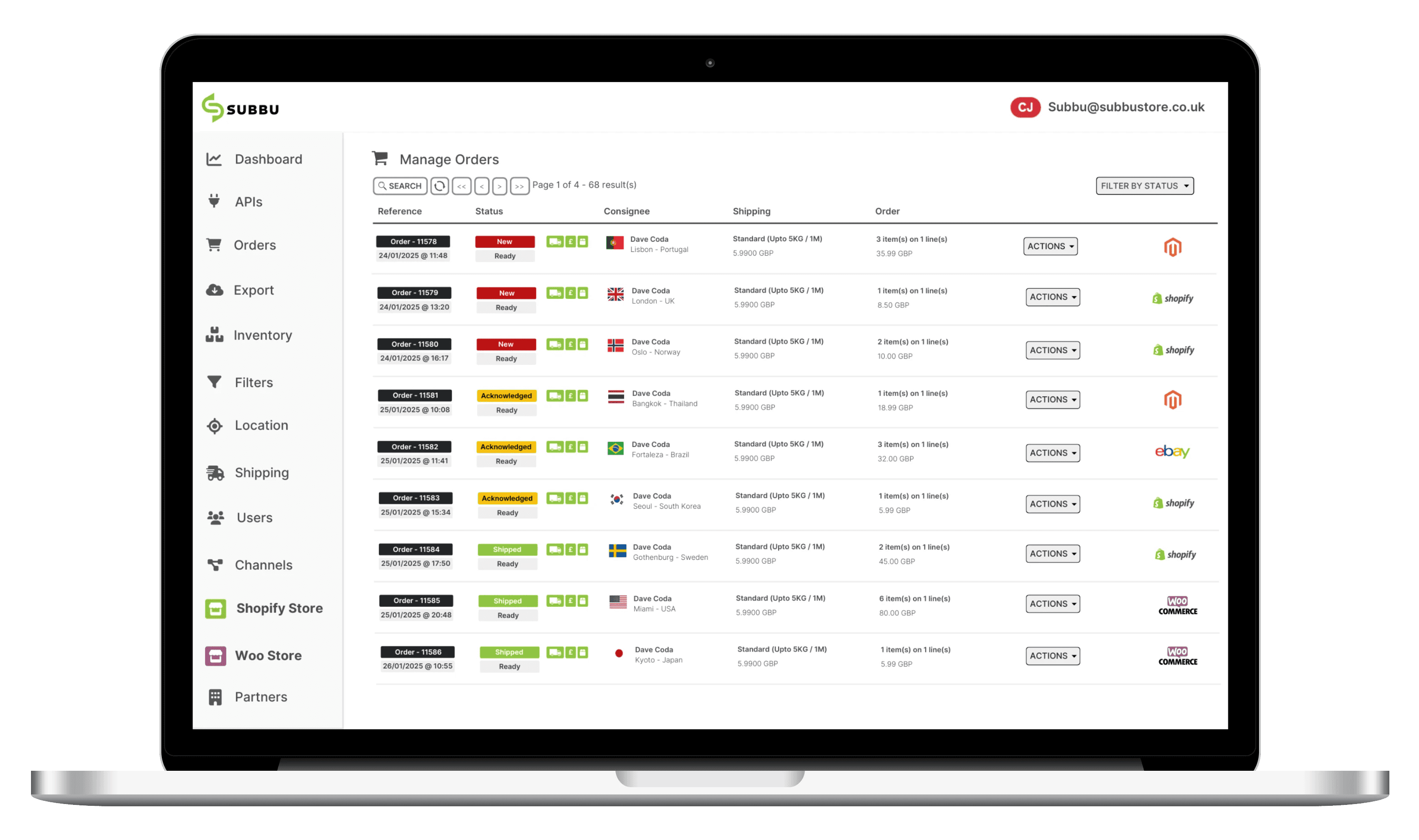 iPad Pro 11 - SAAS Dashboard