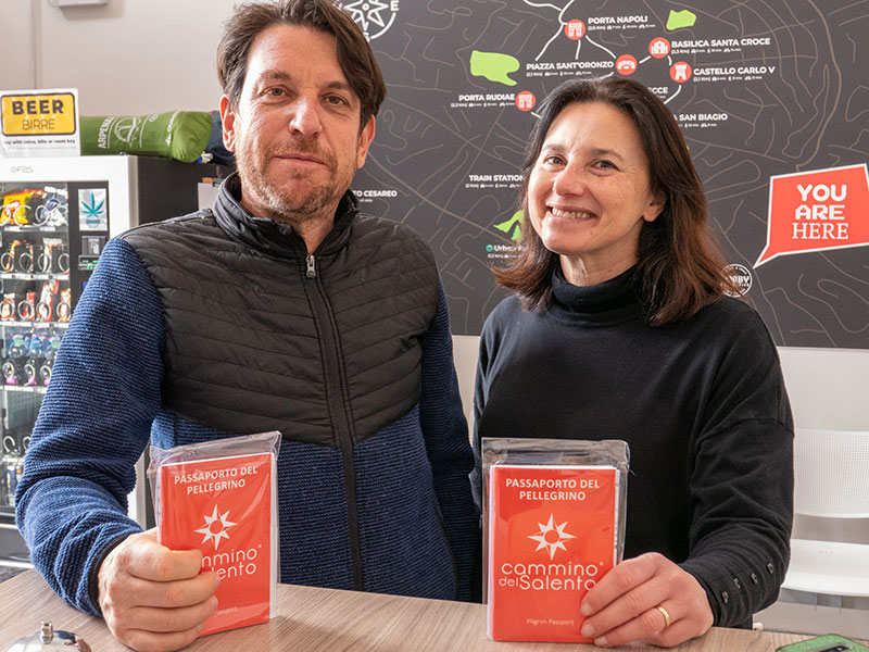 Viaggiatori del cammino del salento