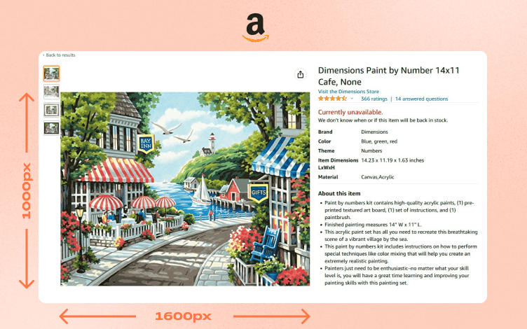  Dimensions Paint By Numbers on Amazon