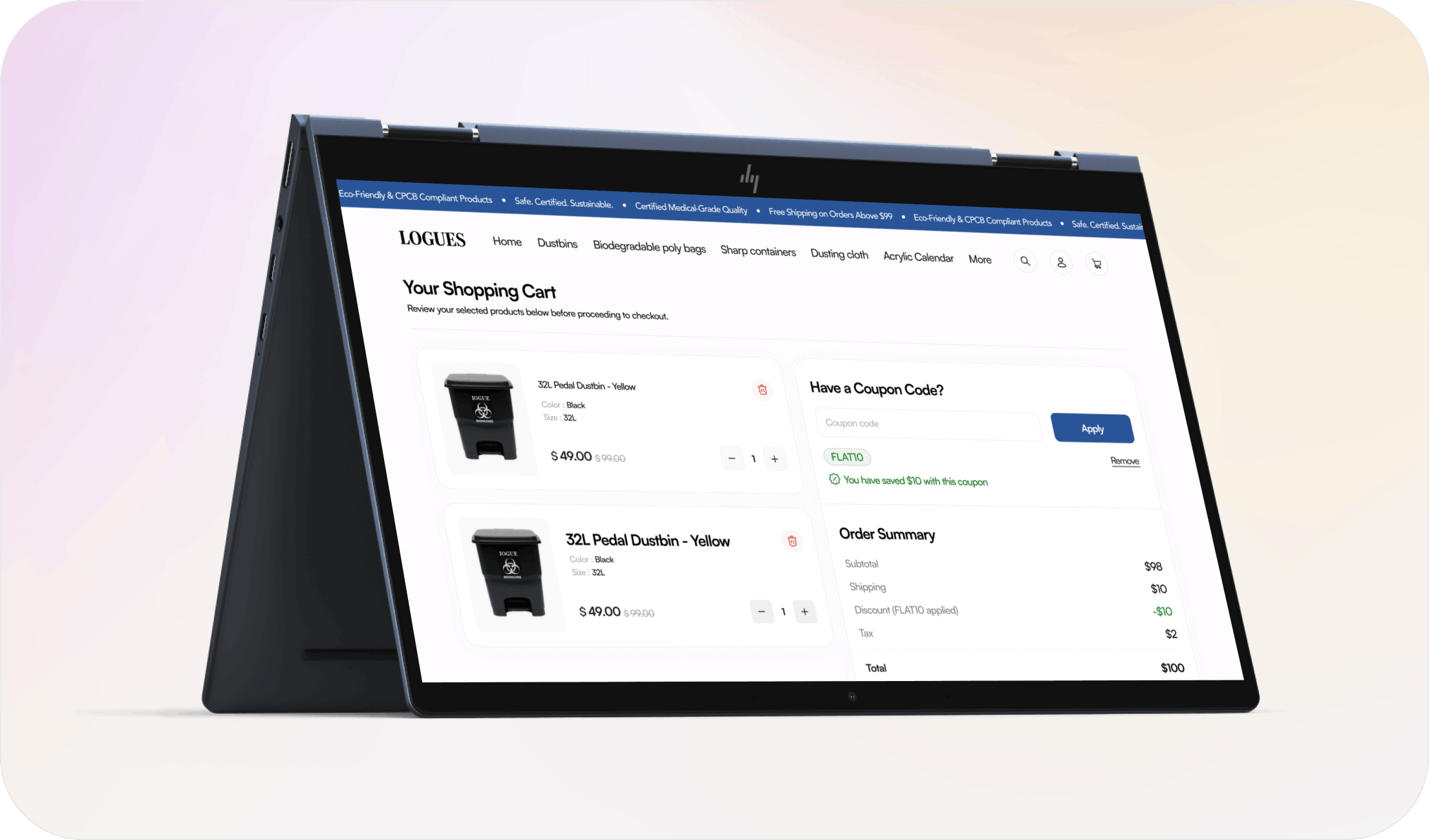 Cart Page