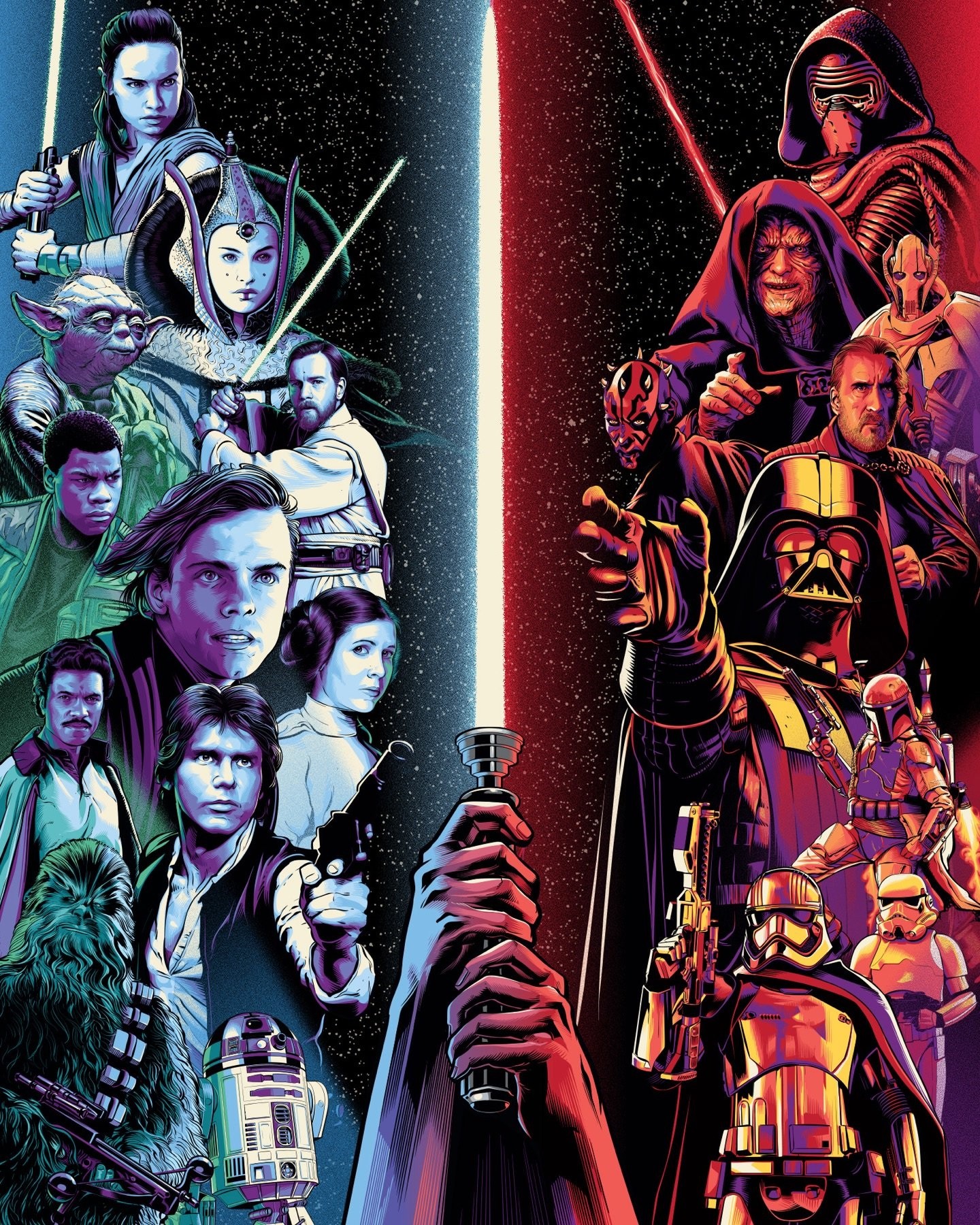 Star Wars Celebration Chicago logo poster