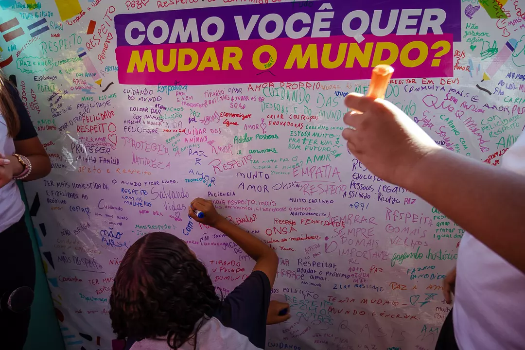 Estação 'Mude o Mundo LAB'.