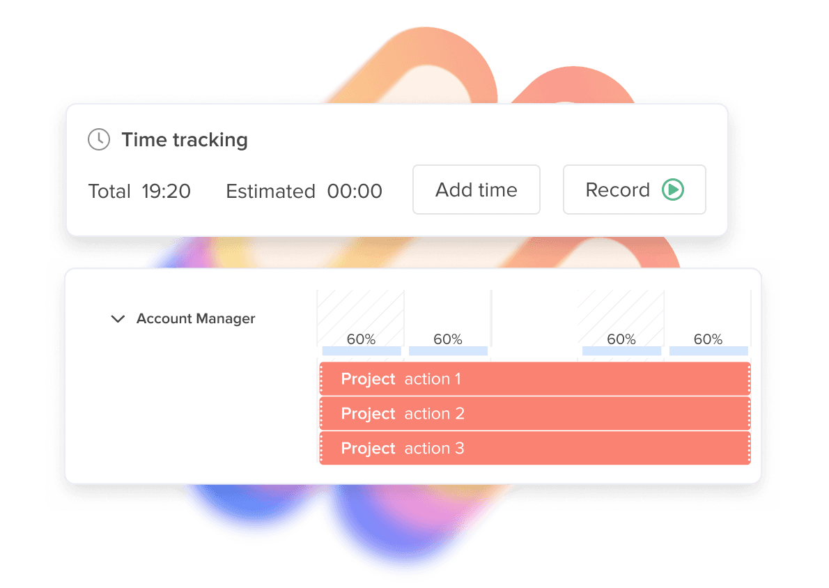 time tracking UI