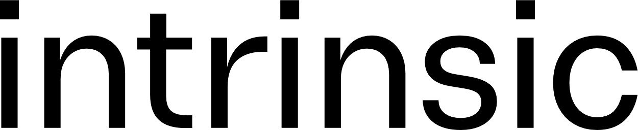 Intrinsic robotics software company logo