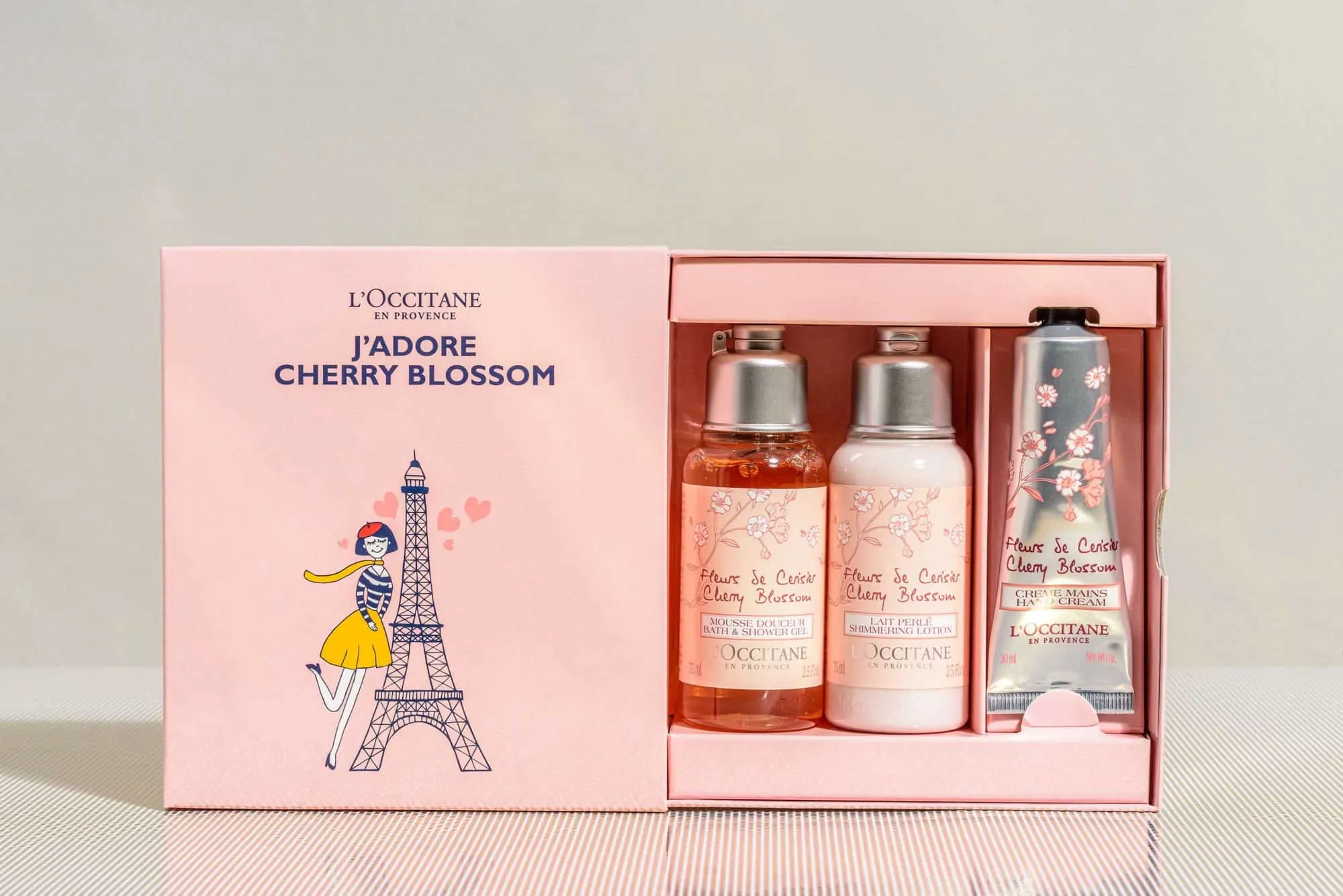 L'Occitaine cherry blossom carton