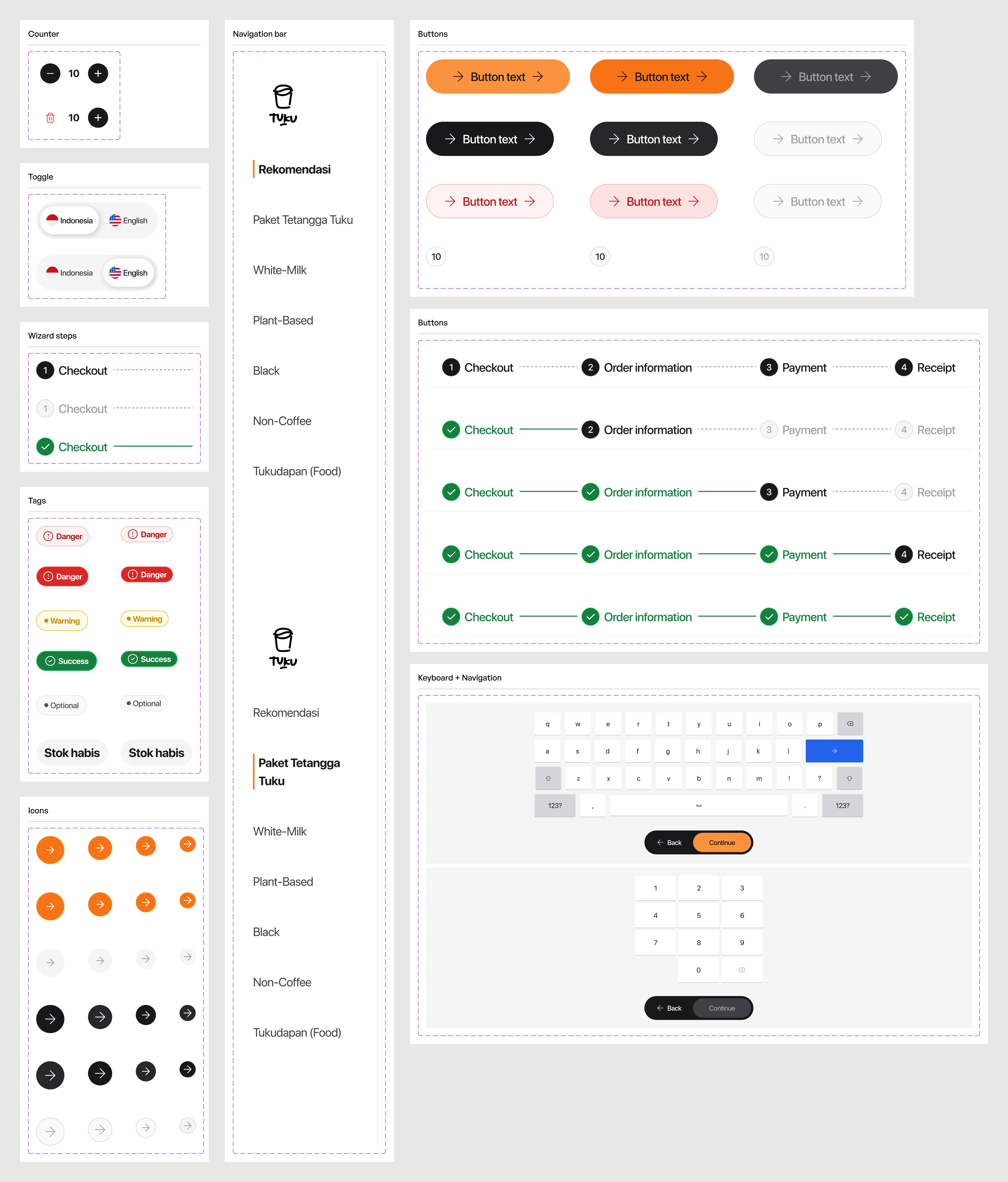 More design system component for Otter Indonesia
