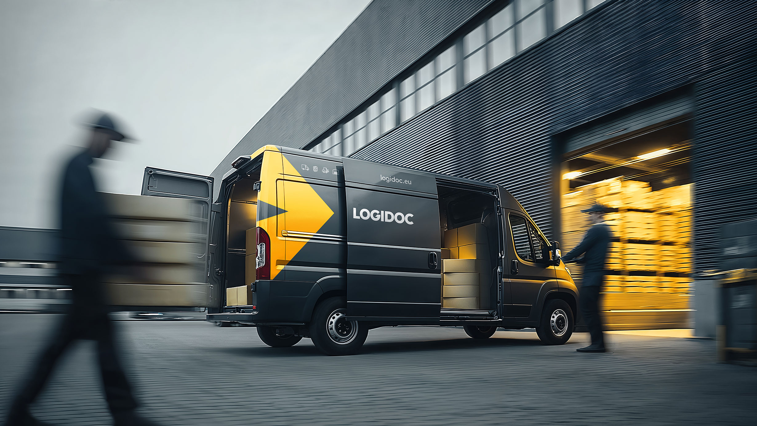 Фотостиль логистической компании Logidoc