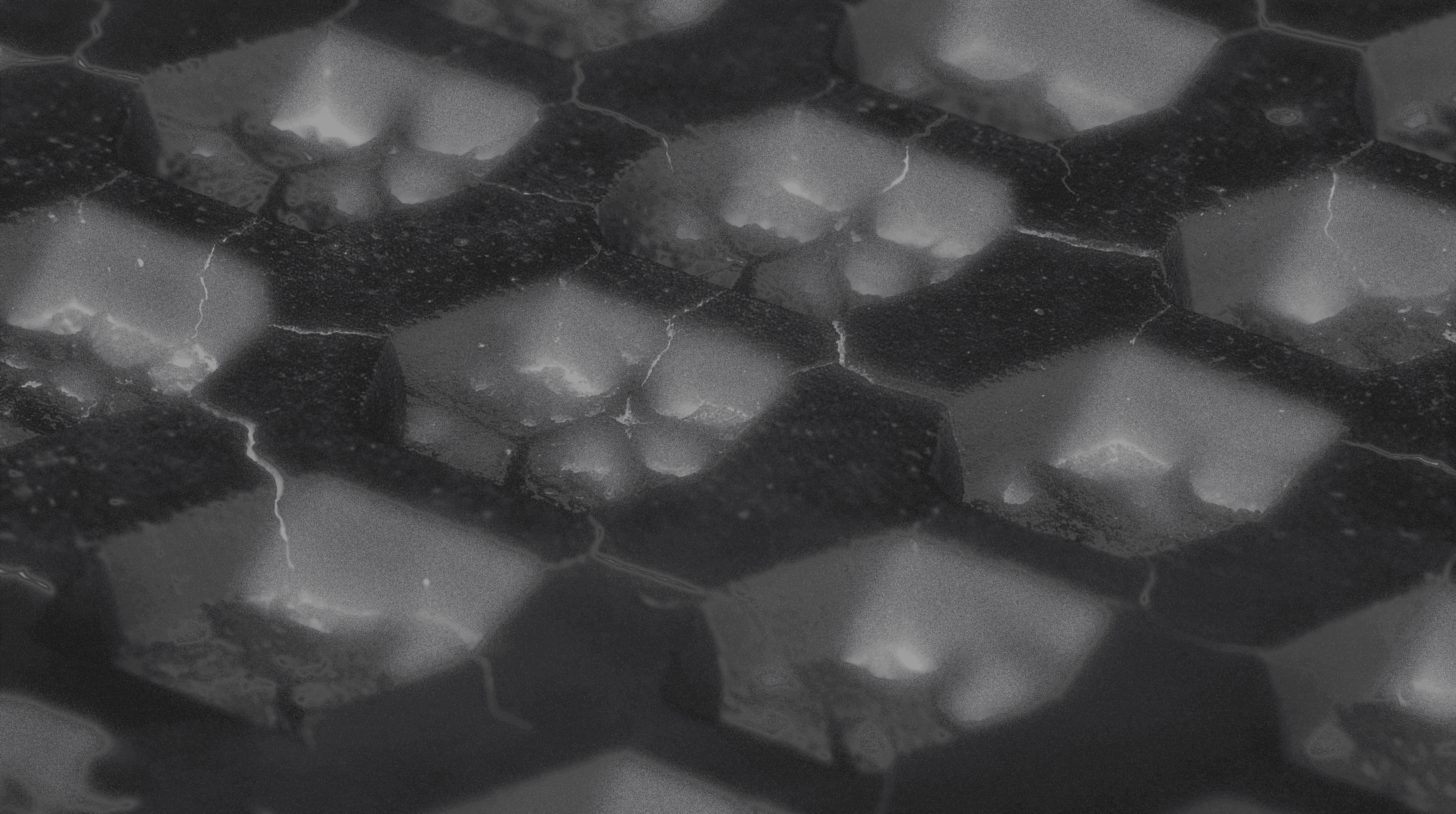 artifacts: Pale material field with subtle grain