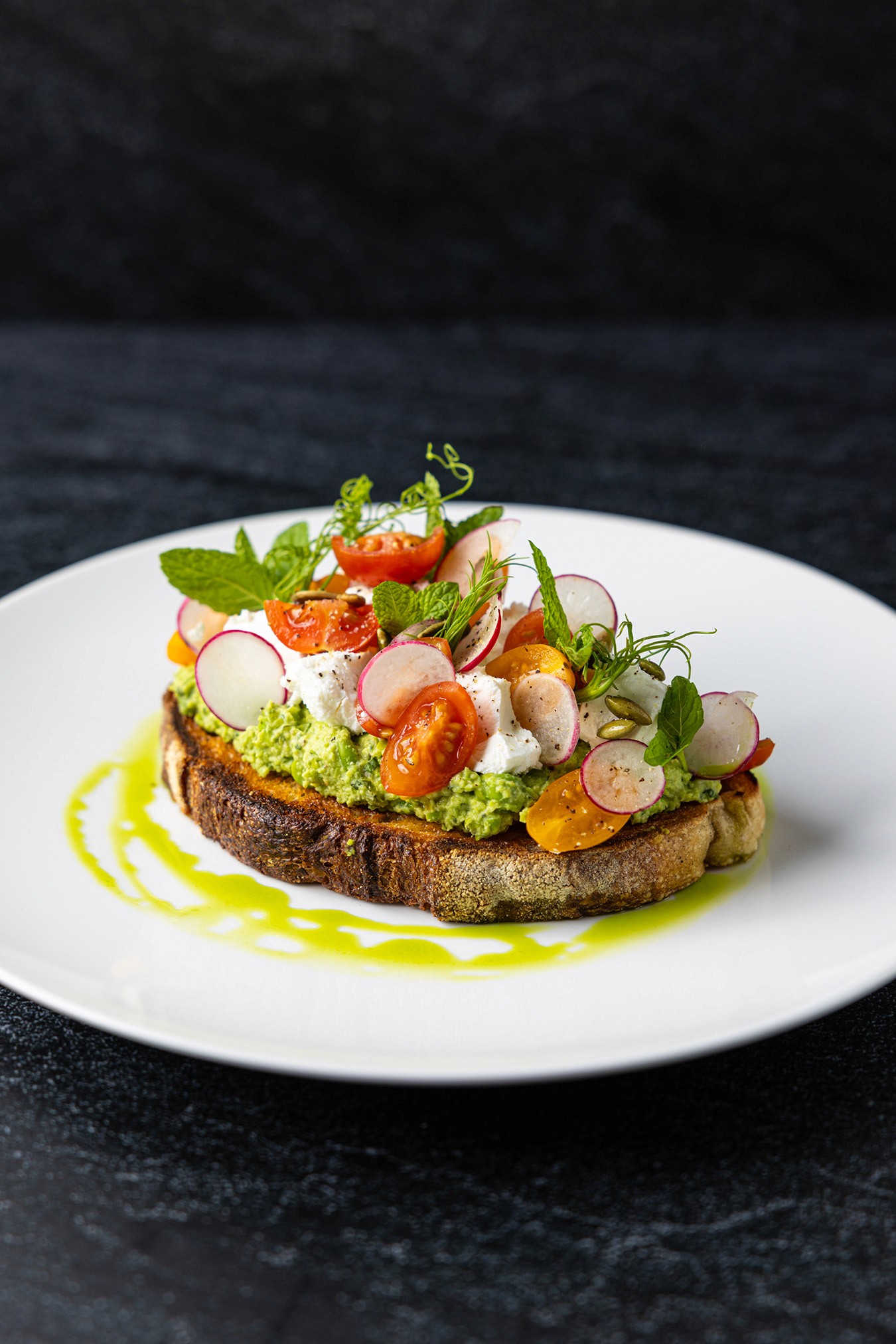 Smashed Avocado Breakfast Dish