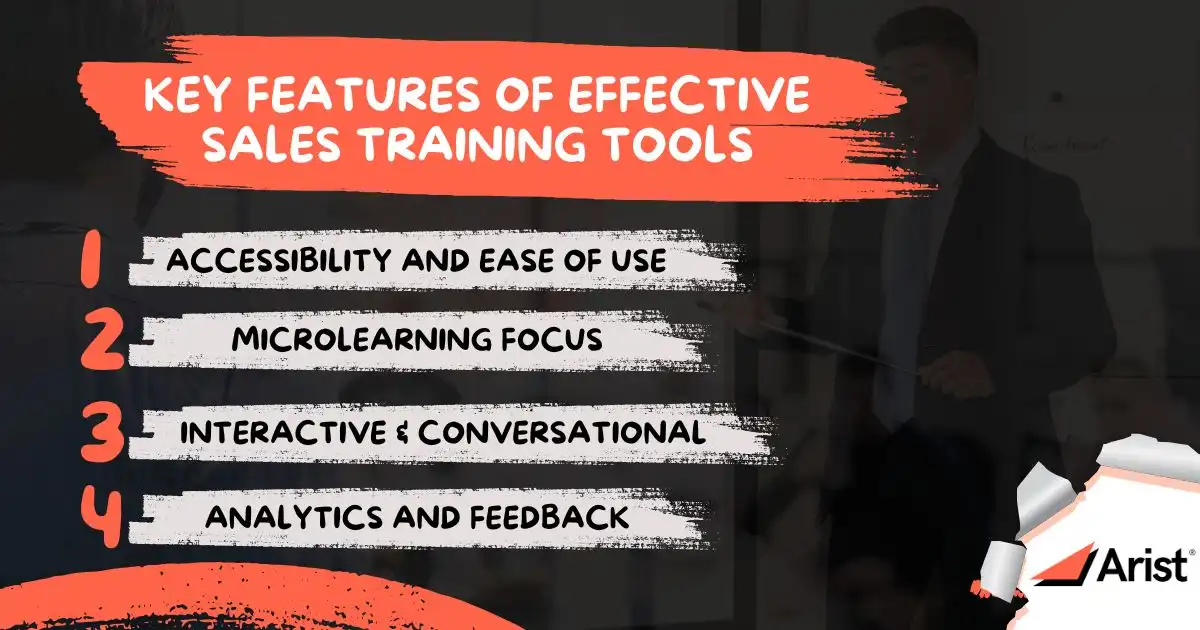 Key Features of Effective Sales Training Tools