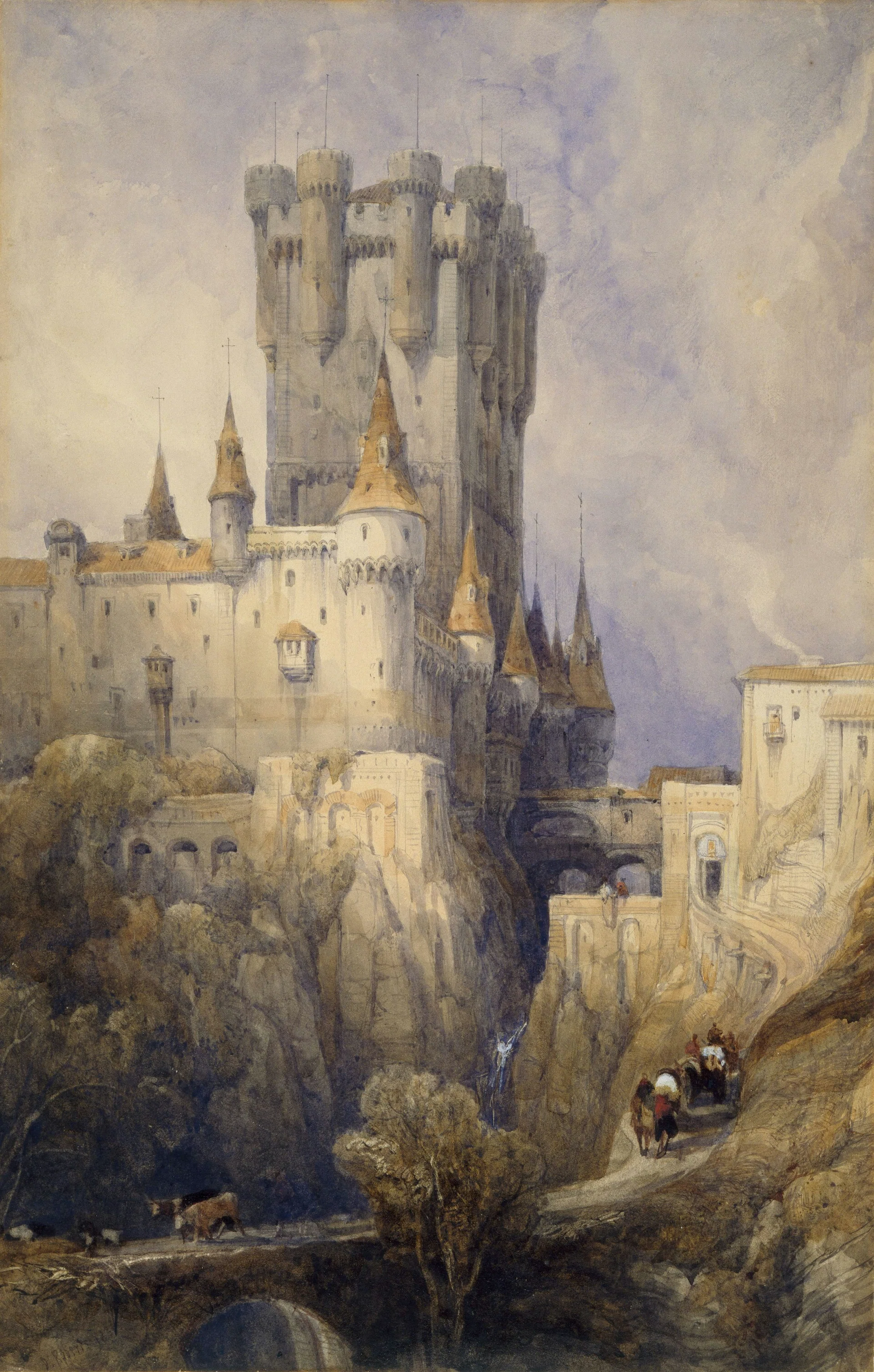 Castle Above the Mountain Gorge