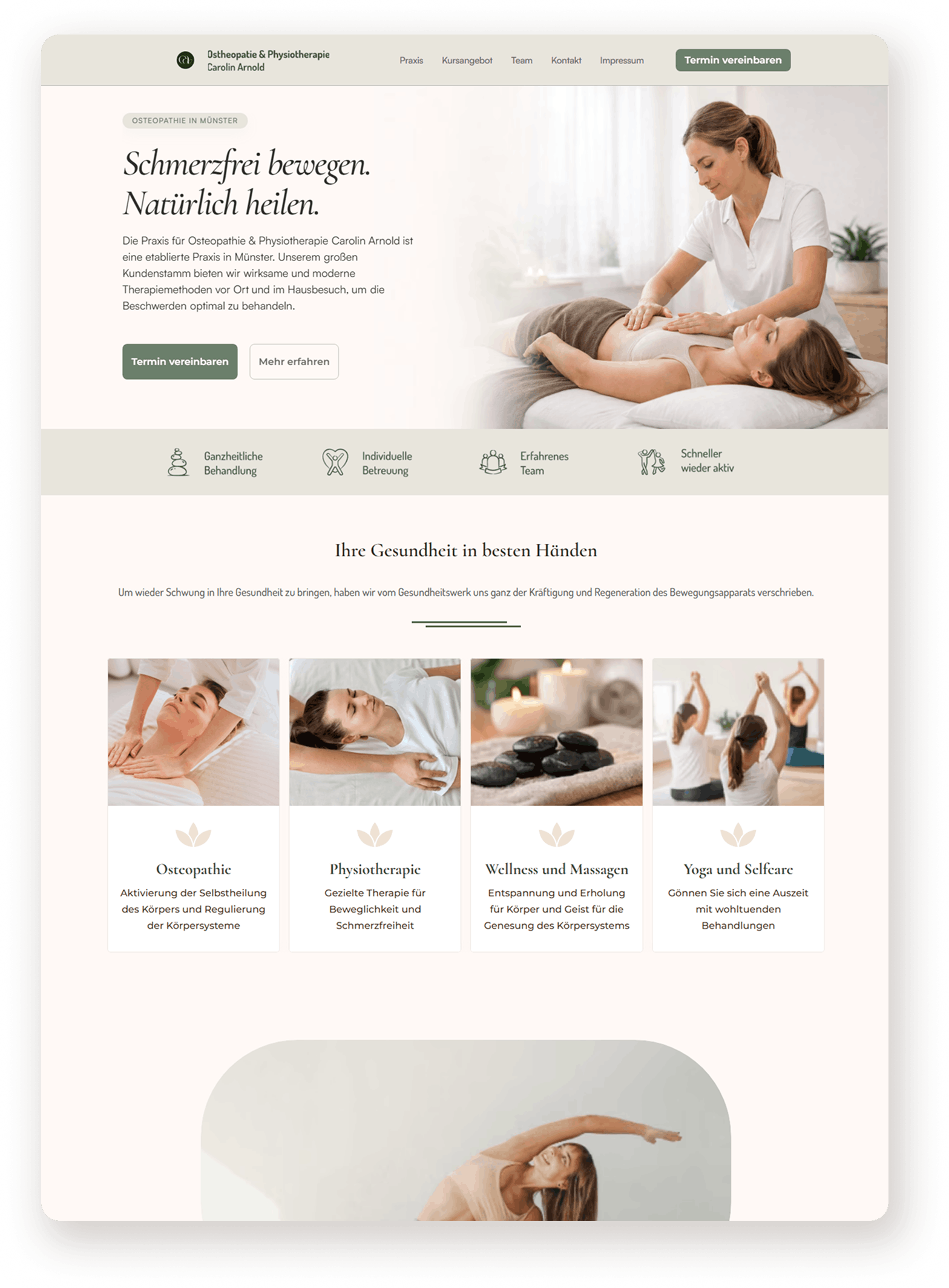 Beispiel-Website Osteopathie von Seiten-mit-herz