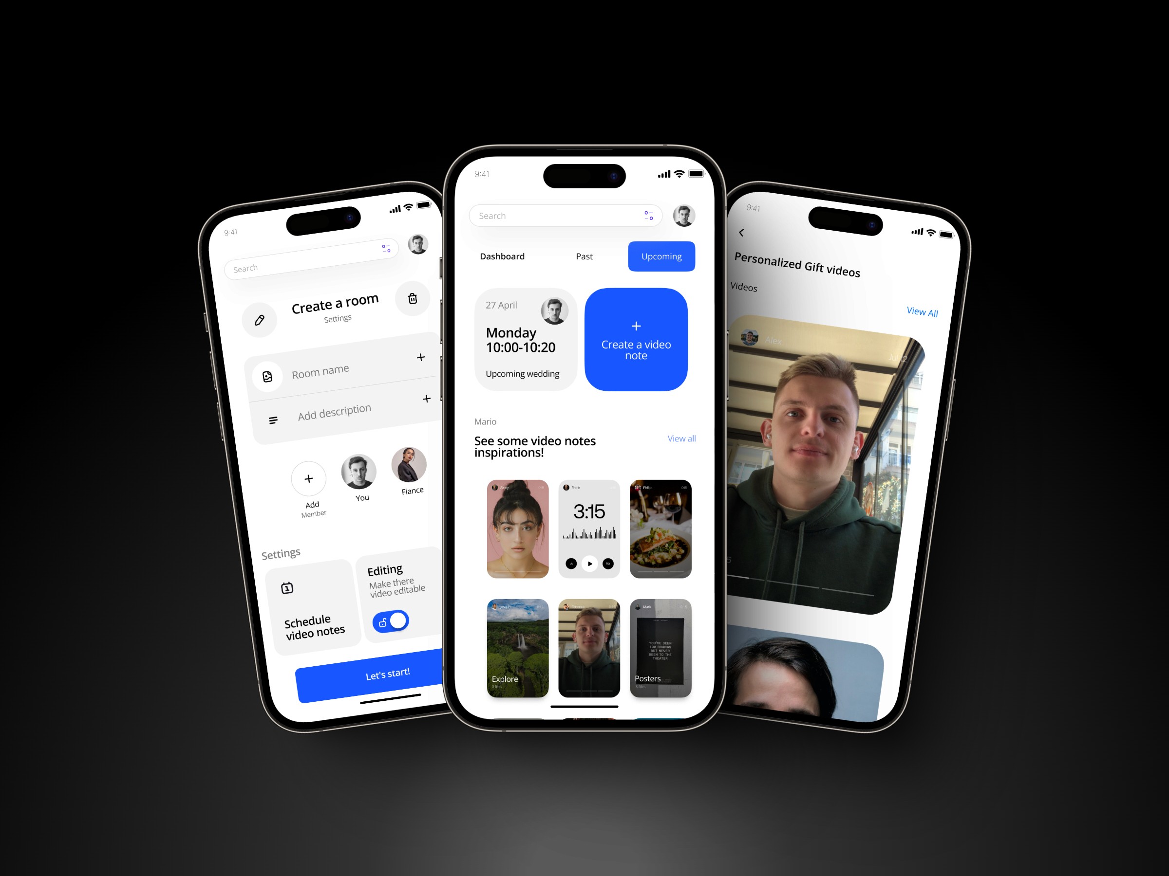 Futuristic shot of a male on o motorbike