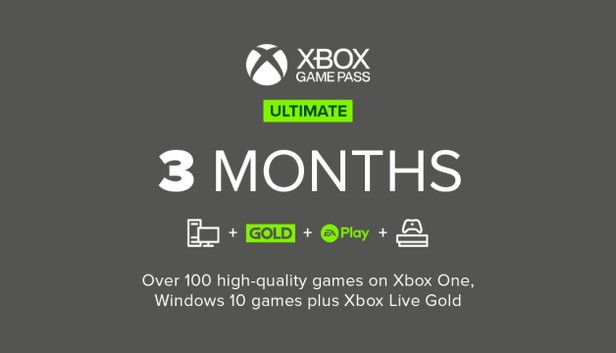 Carte Xbox Game Pass Ultimate 3 mois Europe – abonnement Microsoft pour PC et Xbox sur KeyVerse Gaming