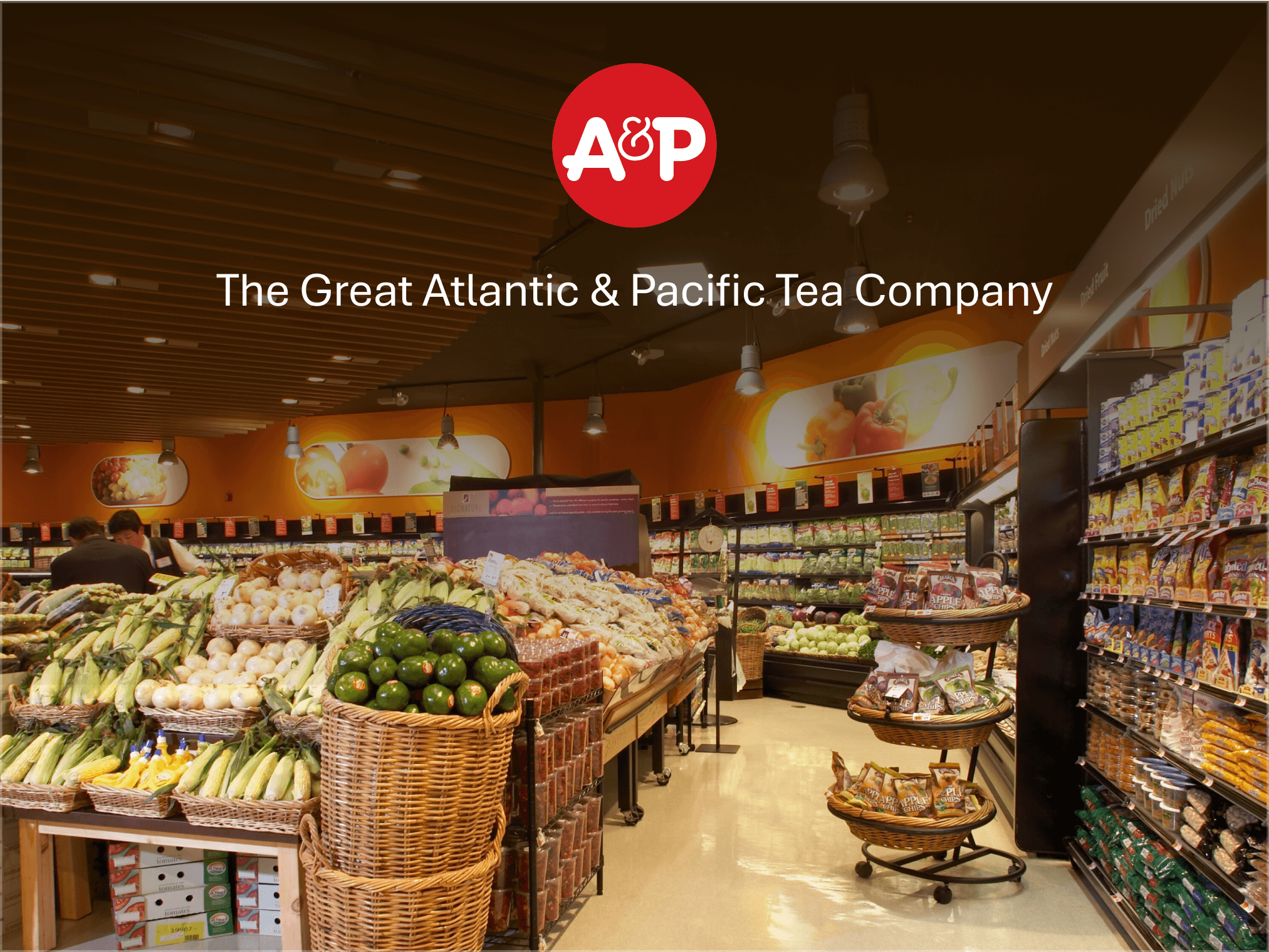 A&P supermarket interior