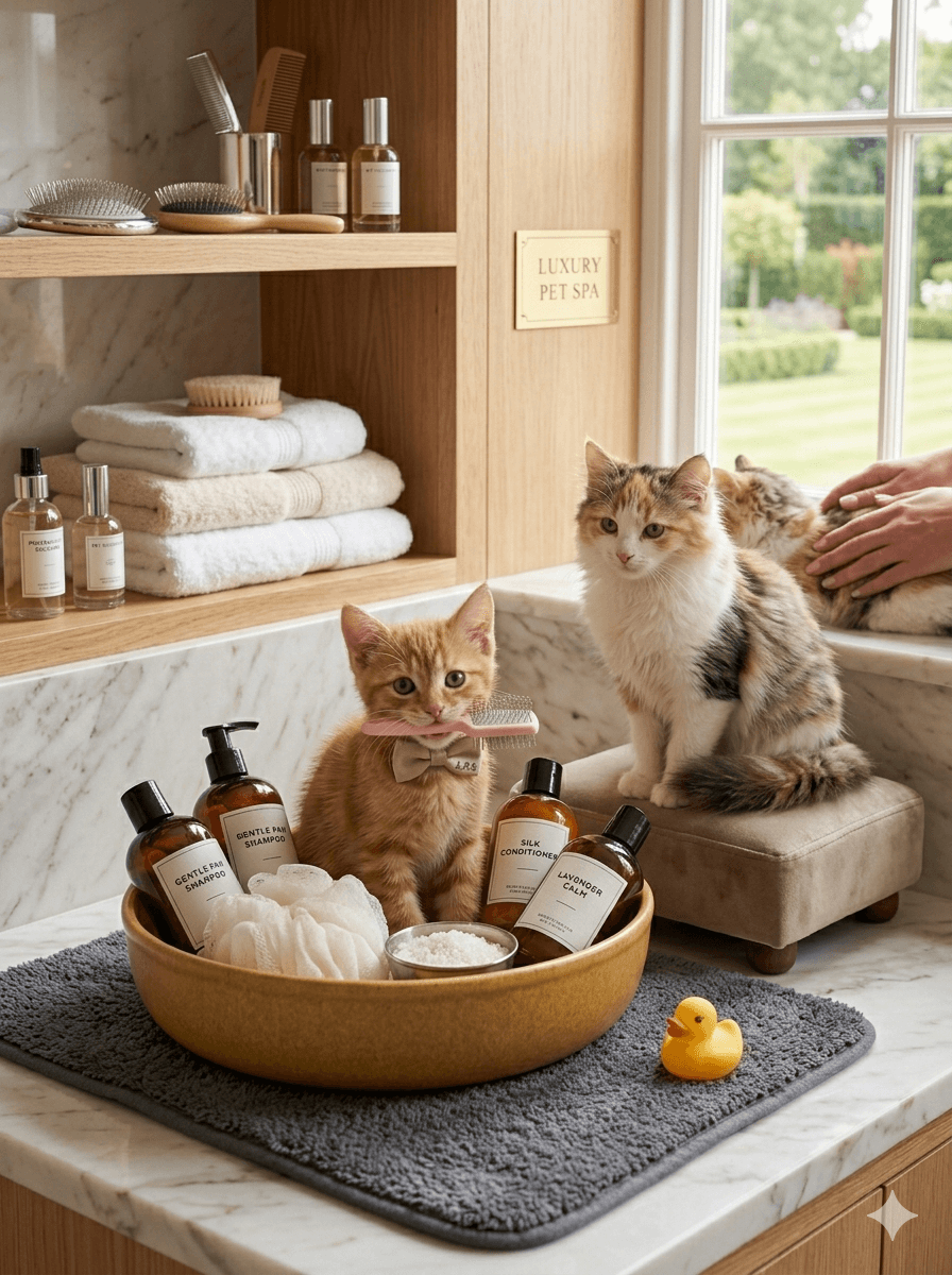 pets shower time