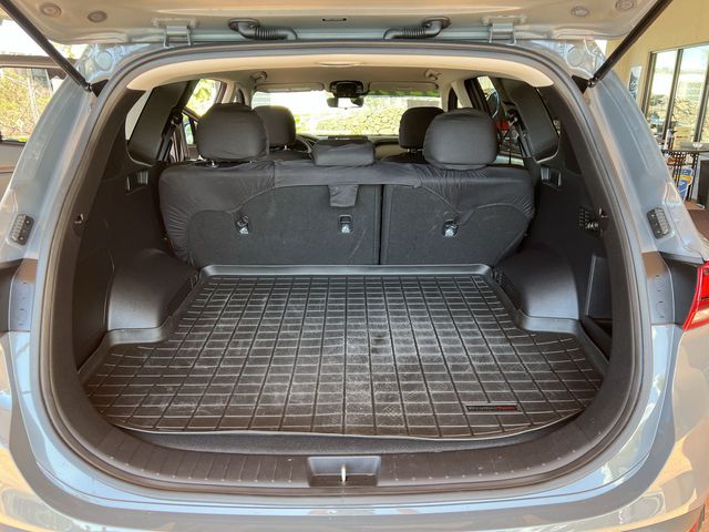 Grey Hyundai Santa Fe for rent in Kona Big Island Hawaii