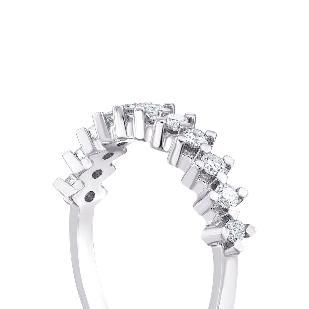 Assos 0.72 Karat G Renk SI2 Pırlanta Yarım Tur Yüzük