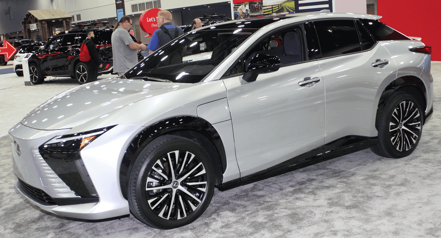 2023 Lexus RZ at the 2022 Detroit Auto Show