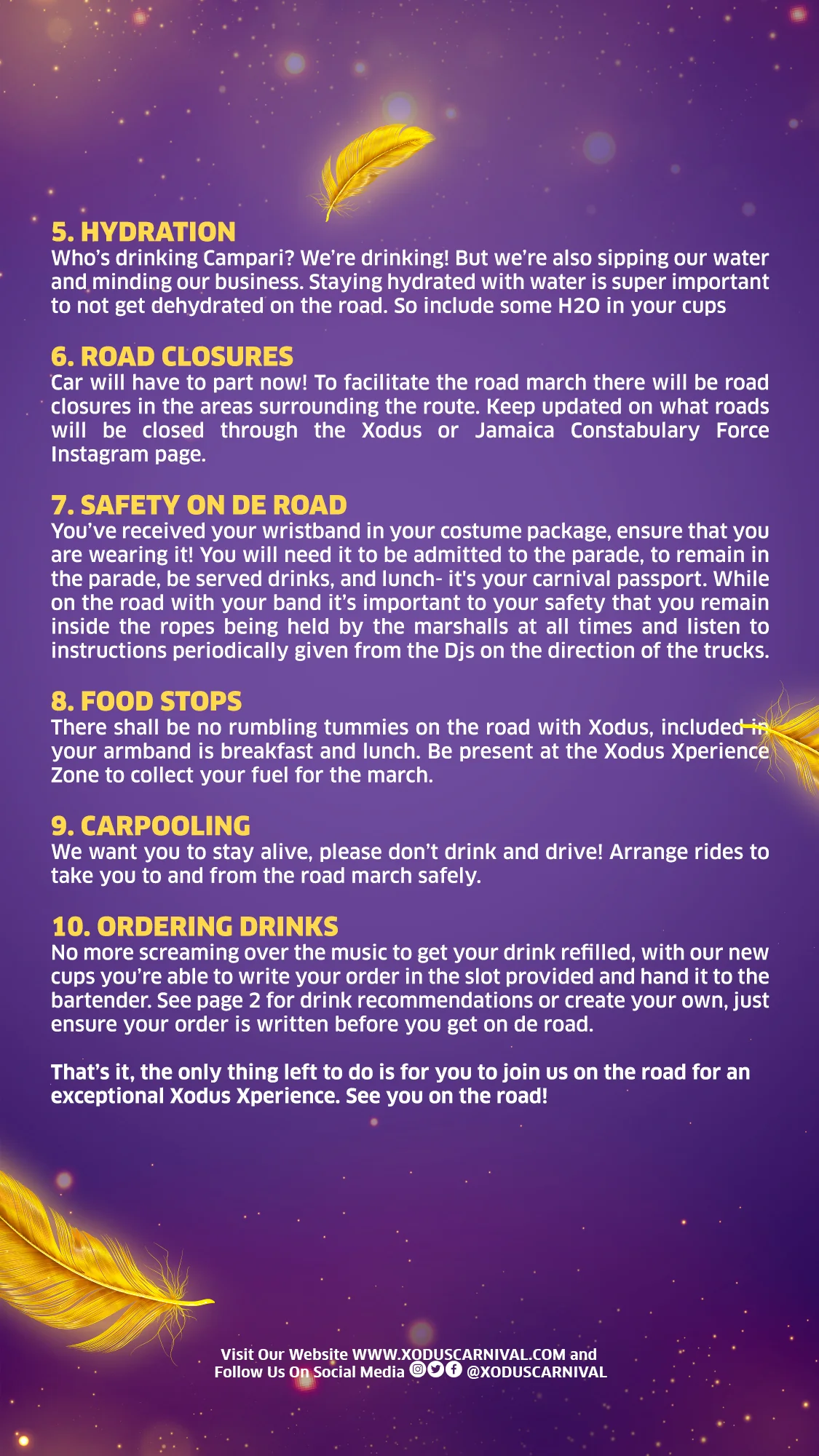 Xperience / Safety information