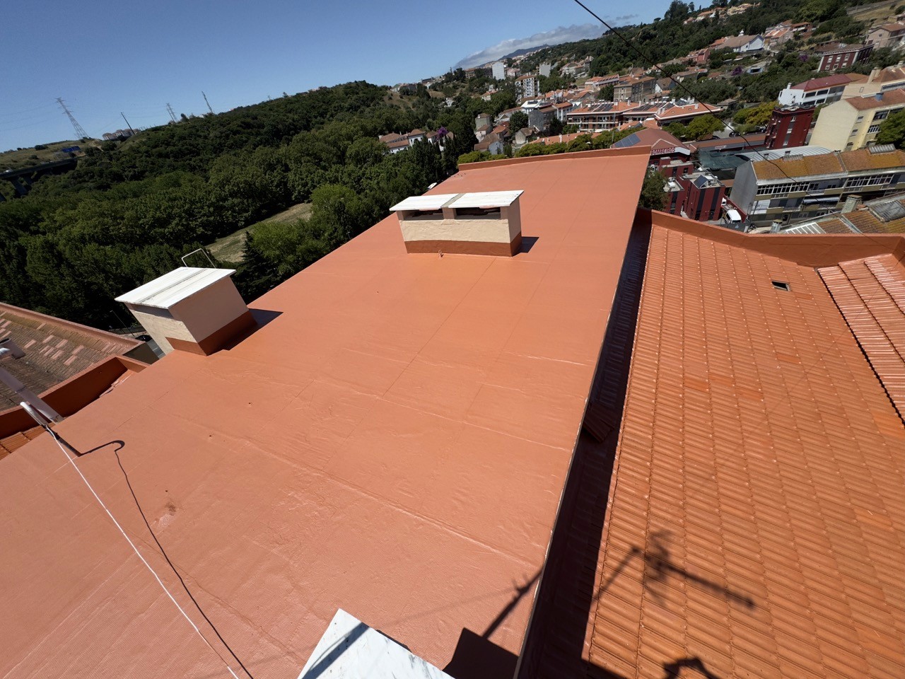 Impermeabilização de Terraço em Oeiras feito pela Visual Up