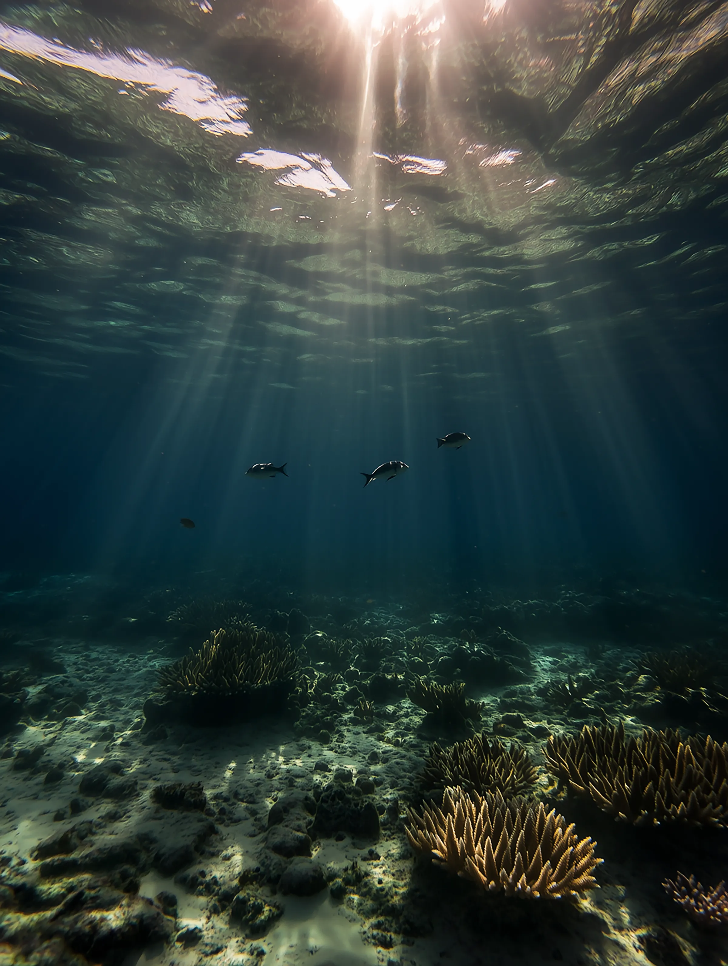 Underwater Light Beams 