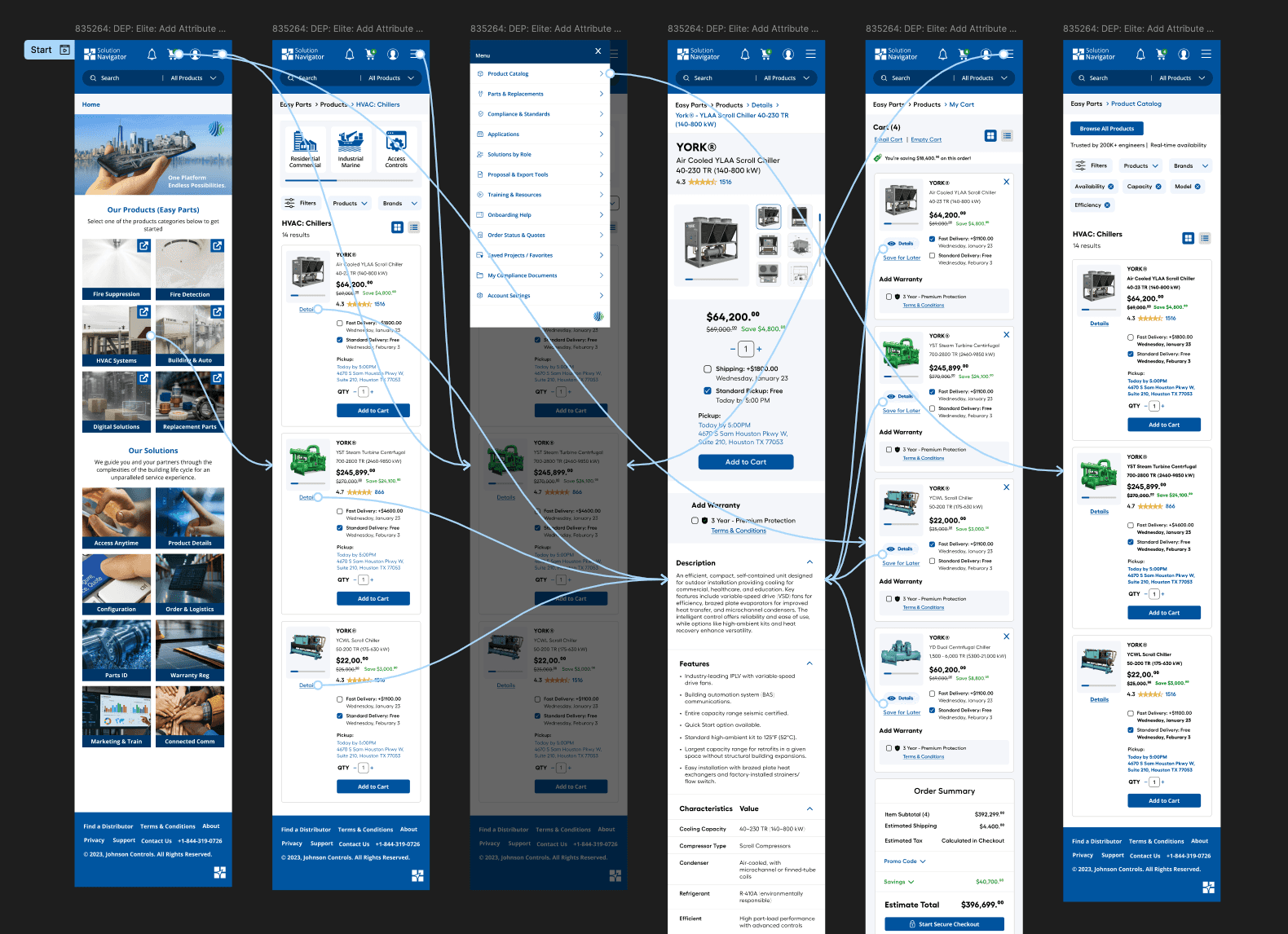 Neverlost 6 High-Fi Wireframes