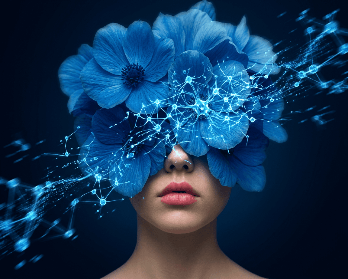 Teacher and student in front of math equations