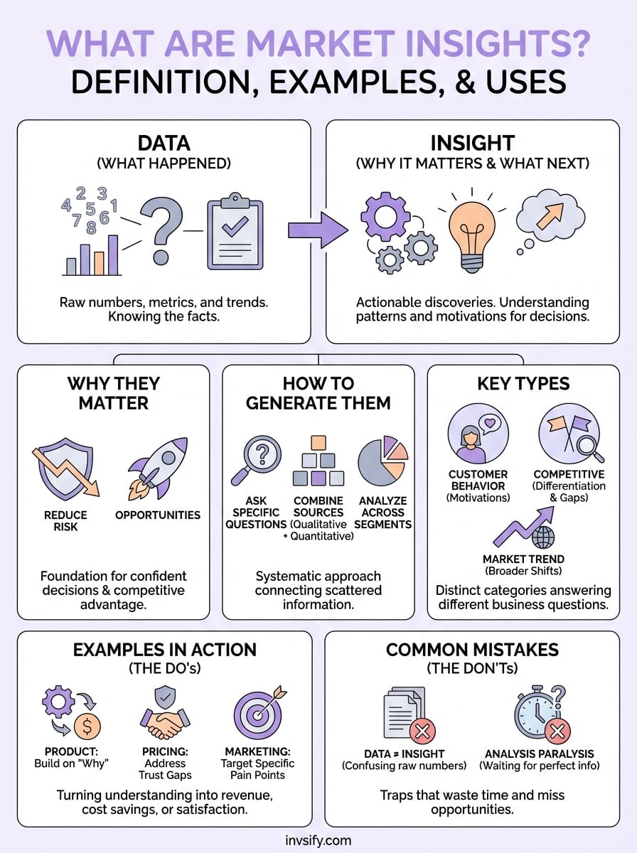 what are market insights infographic