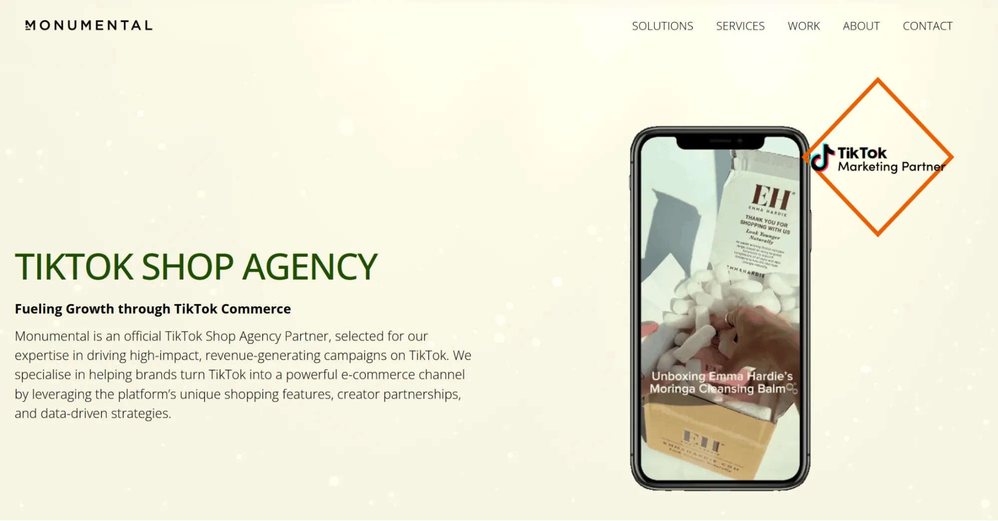 TikTok Shop Agency - Monumental