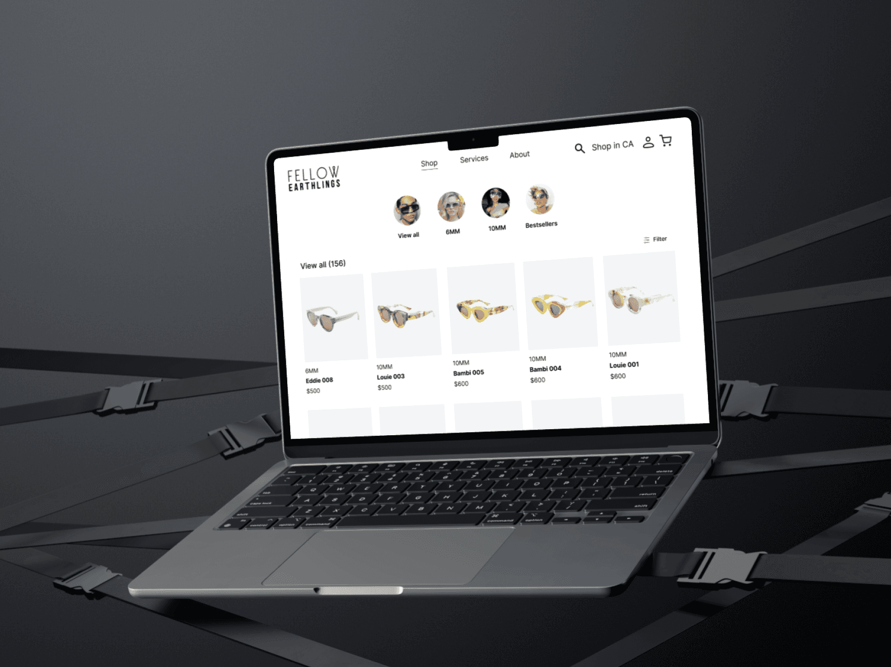 Chair standing on the water