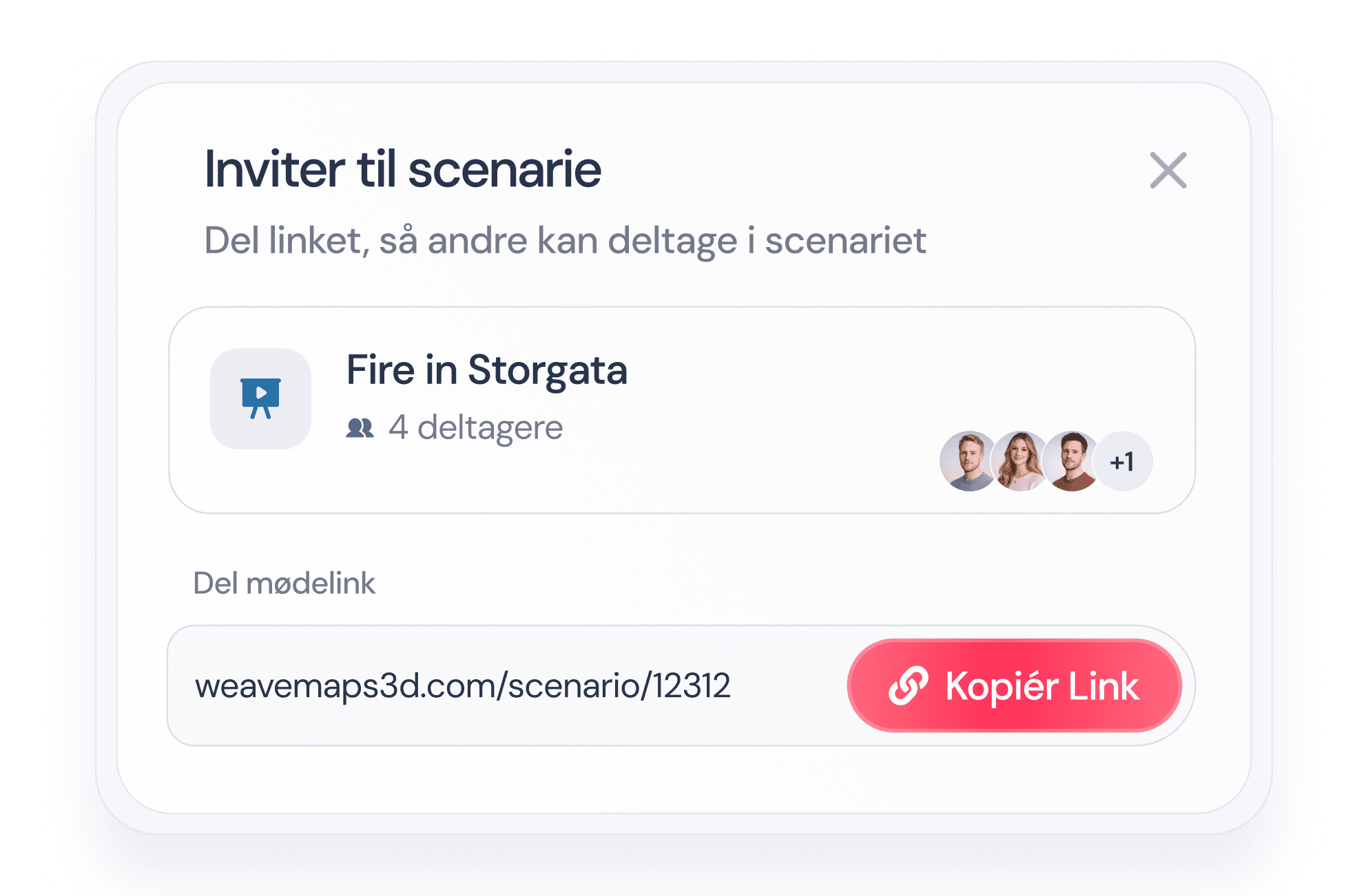Et billede af Dreelios tilpasningsfunktion i appen