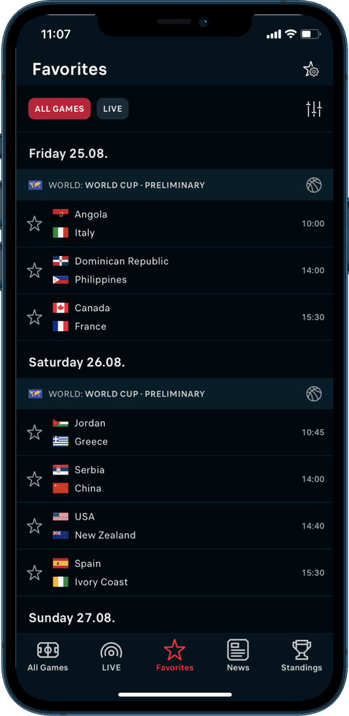 Le meilleur du basket avec Flashscore