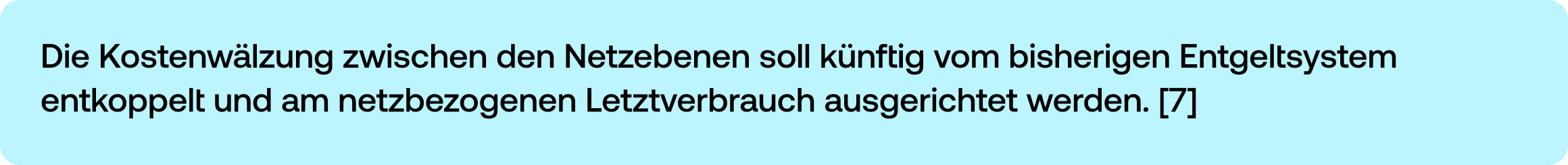 Letztverbrauchgeschlüsselte Kostenwälzung
