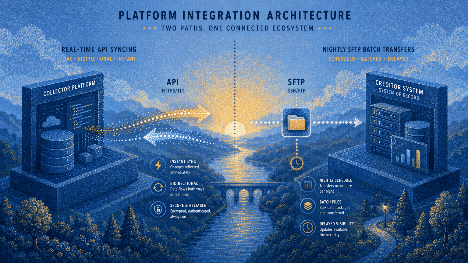 Illustration for How to Select and Integrate a Third-Party Platform