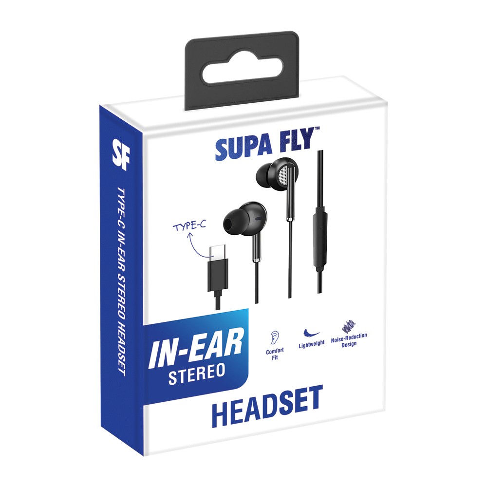 Supa Fly In-Ear Stereo Type-C Headset (SFHSTC)